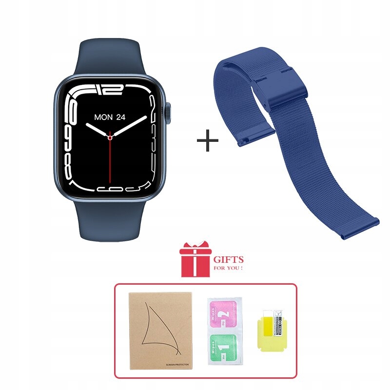 Unisex hodinky - Smartwatch Watch-Blue s pásom B
