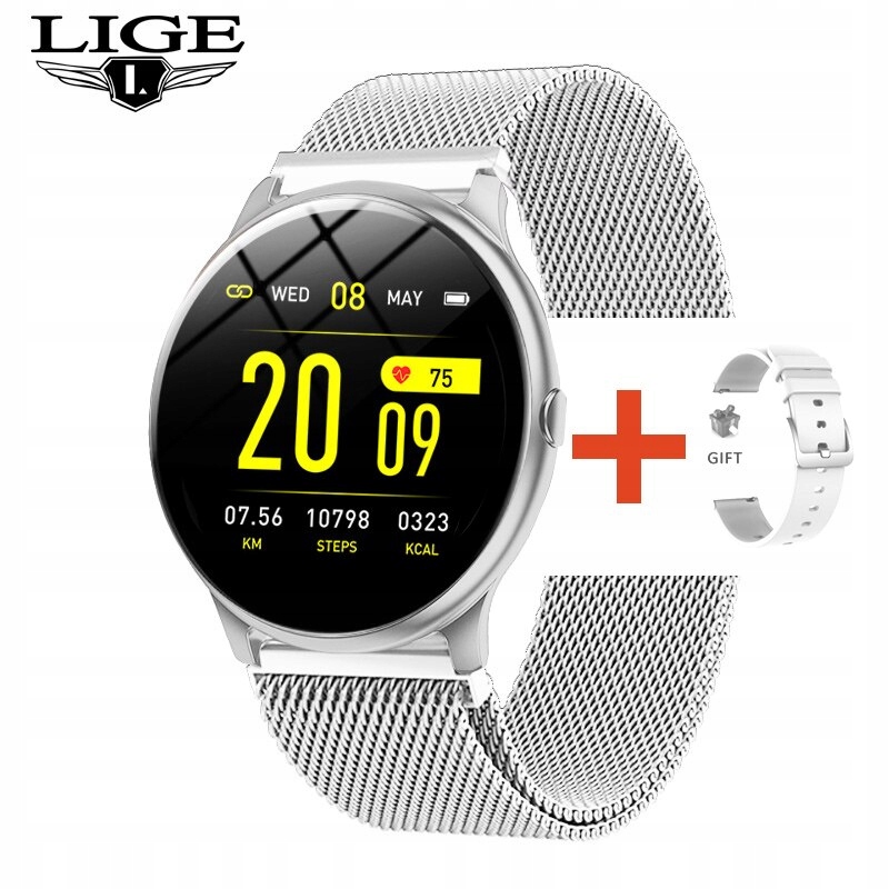 Unisex hodinky - Striebro Smartwatch Watch-Troopy