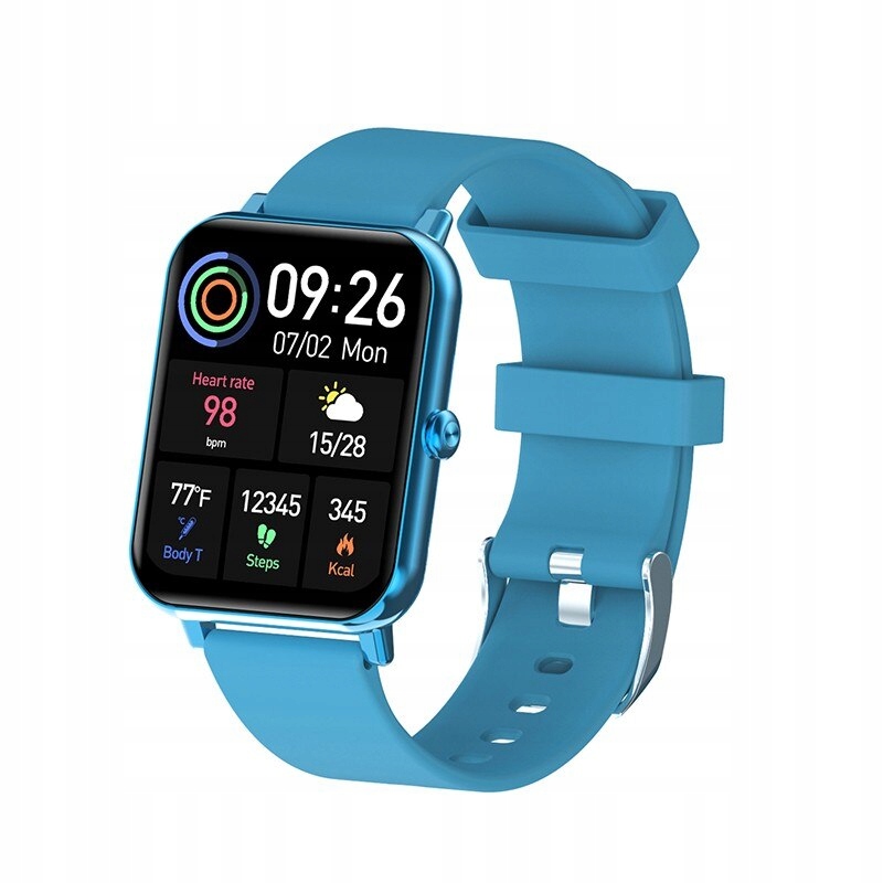 Unisex hodinky - Smartwatch Watch-Silver Foil Strap;