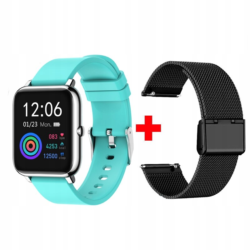Unisex hodinky - Smartwatch Watch-22 Blue Pridajte pás a