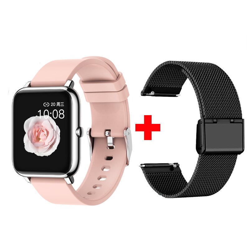 Unisex hodinky - Smartwatch Watch-22 Pink Pridajte pás a