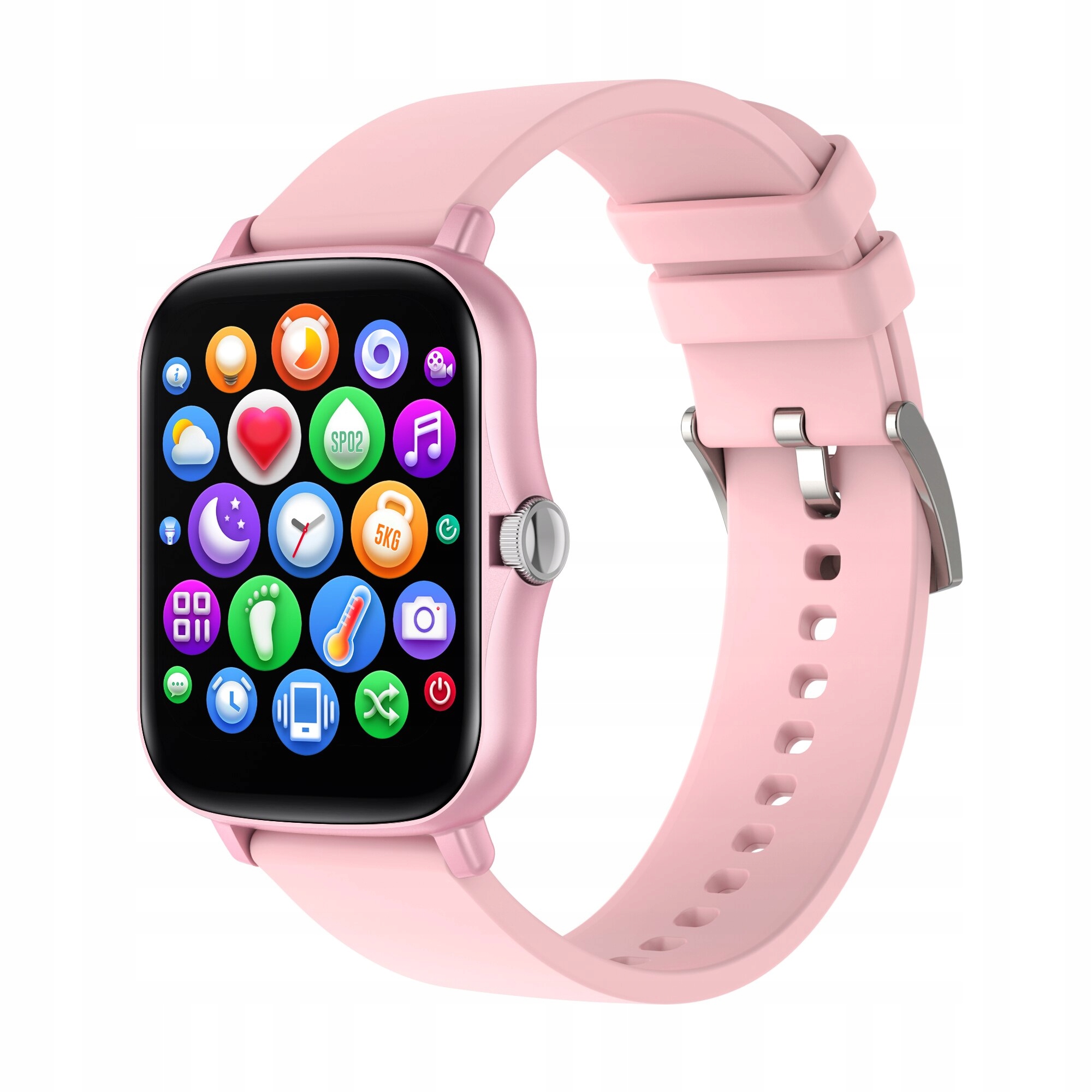 Unisex hodinky - Smartwatch Watch-p8 plus ružové