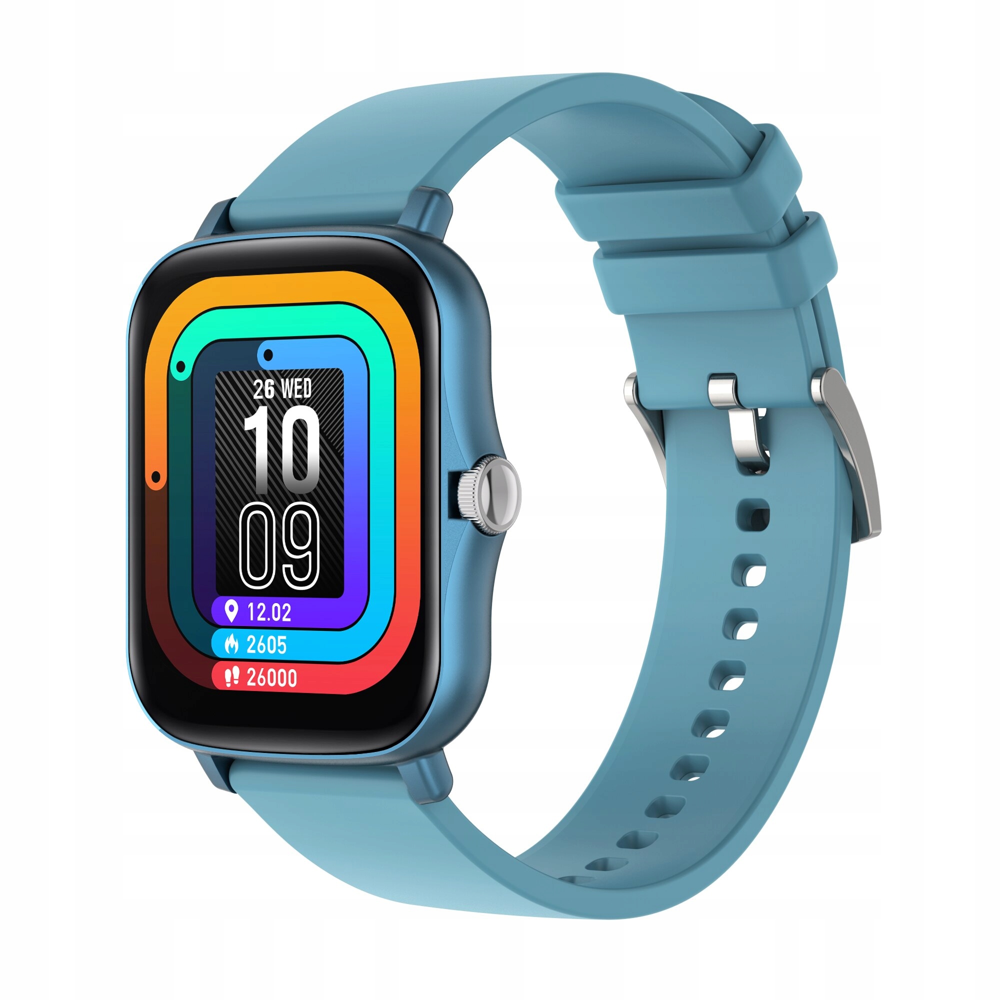 Unisex hodinky - Smartwatch Watch-p8 plus modrá