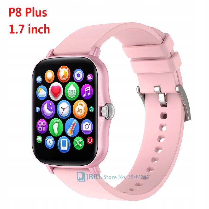 Unisex hodinky - Smartwatch Watch-p8p Pink