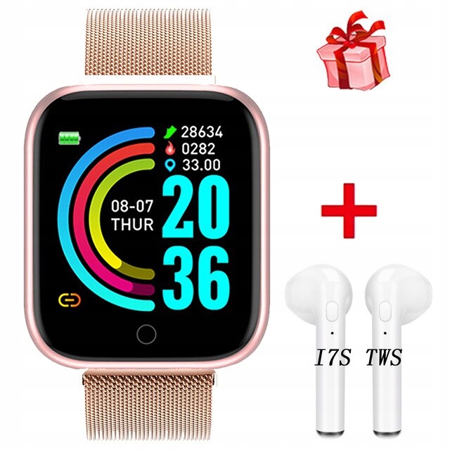 Unisex hodinky - Smartwatch Watch-Pi Steel Pridať i7s