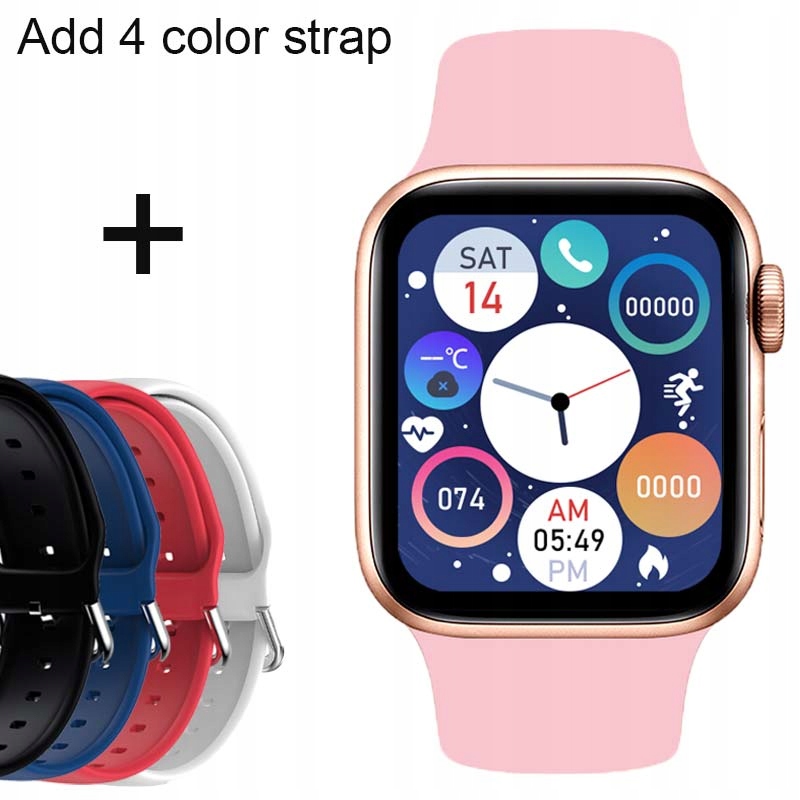 Unisex hodinky - Smartwatch Watch-pk Pridajte BK RD W