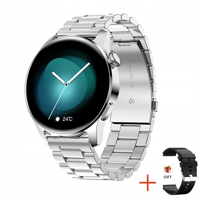 Unisex hodinky - SMARTWATCH WATERS-PASEK SILVER SILVER