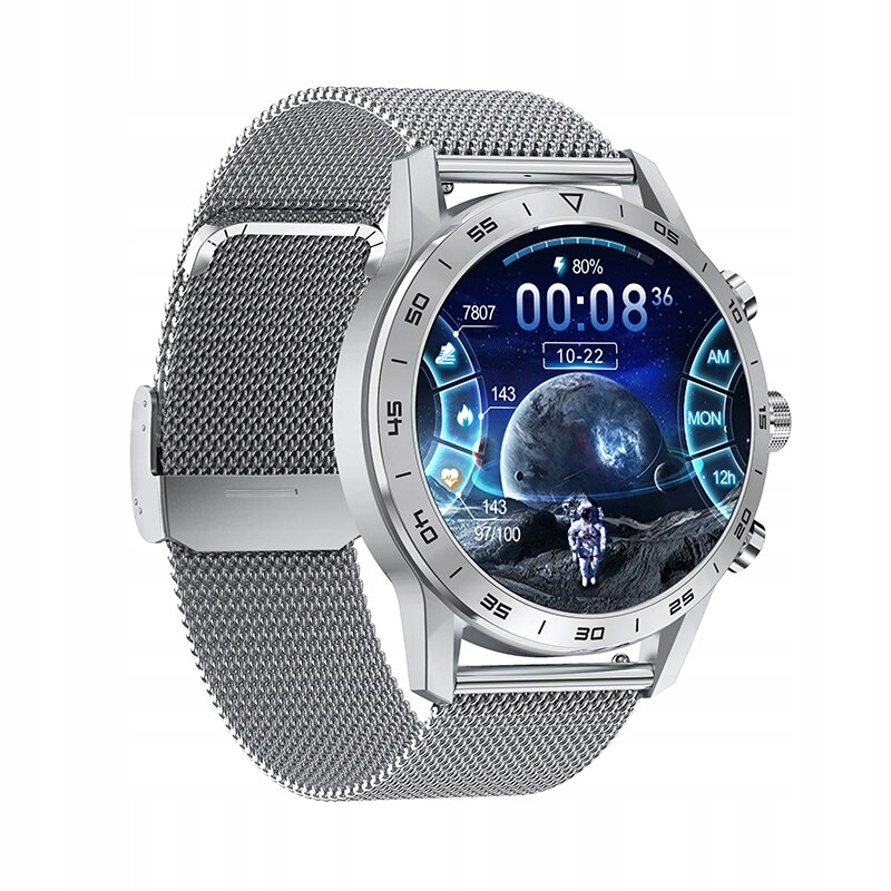 Unisex hodinky - Smartwatch Watch-Pasek od Sliver Mesh