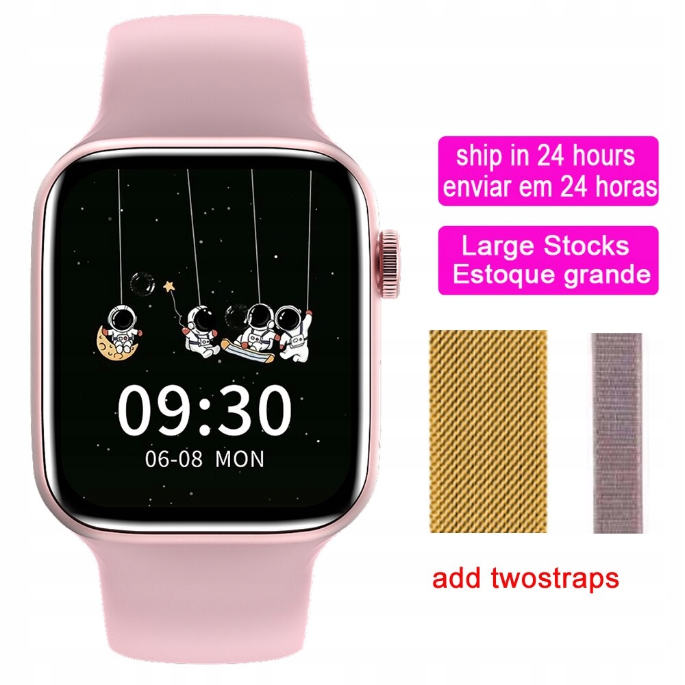 Unisex hodinky - Smartwatch Watch-Pinkadd2straps 12