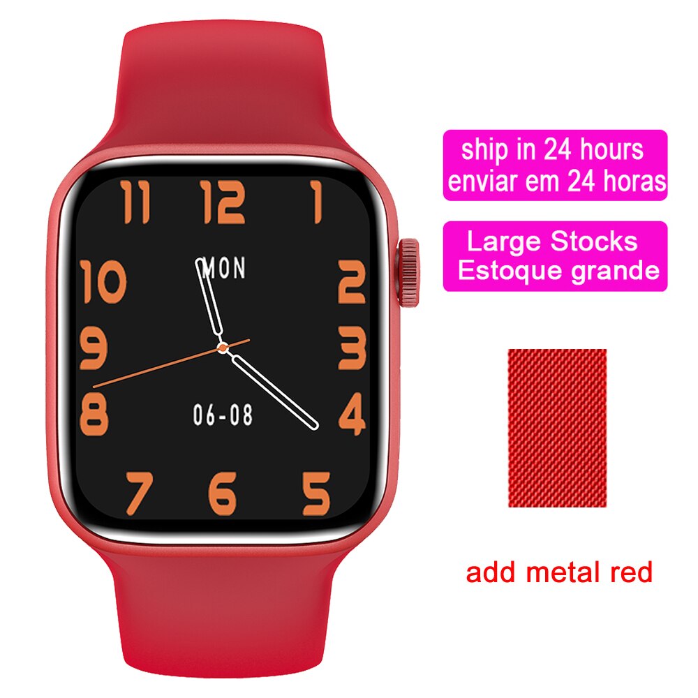 Unisex hodinky - Smartwatch Watch-Red Red 12