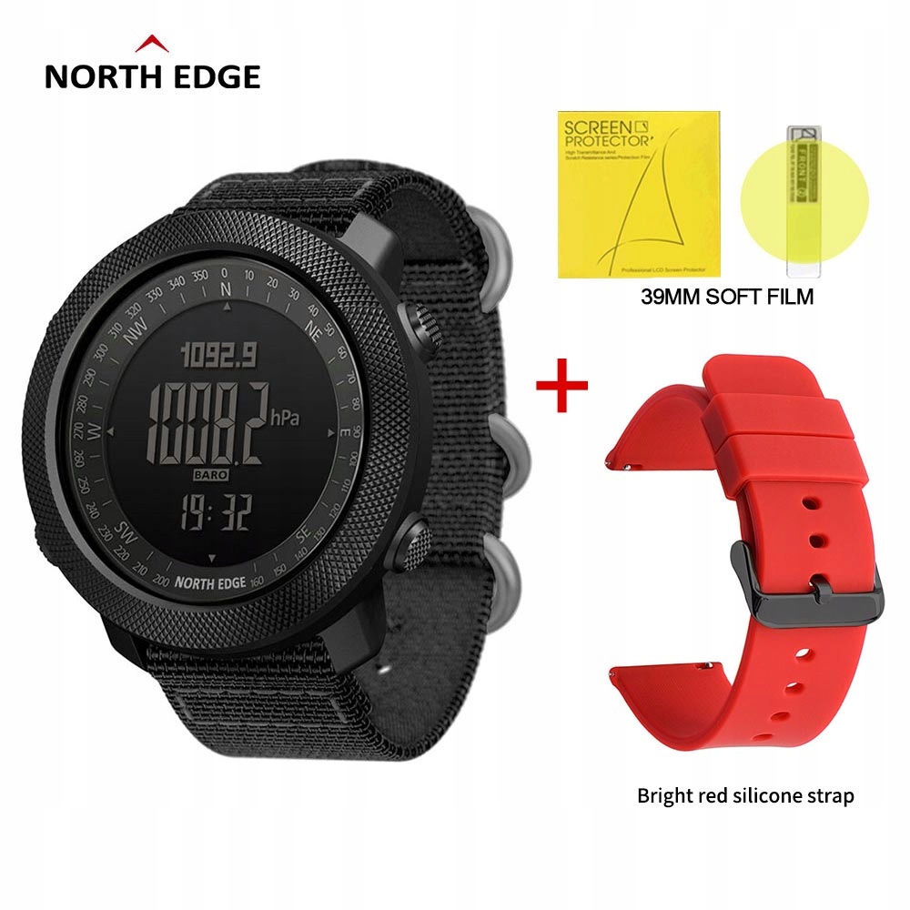 Unisex hodinky - Smartwatch hodinky-bastern červená