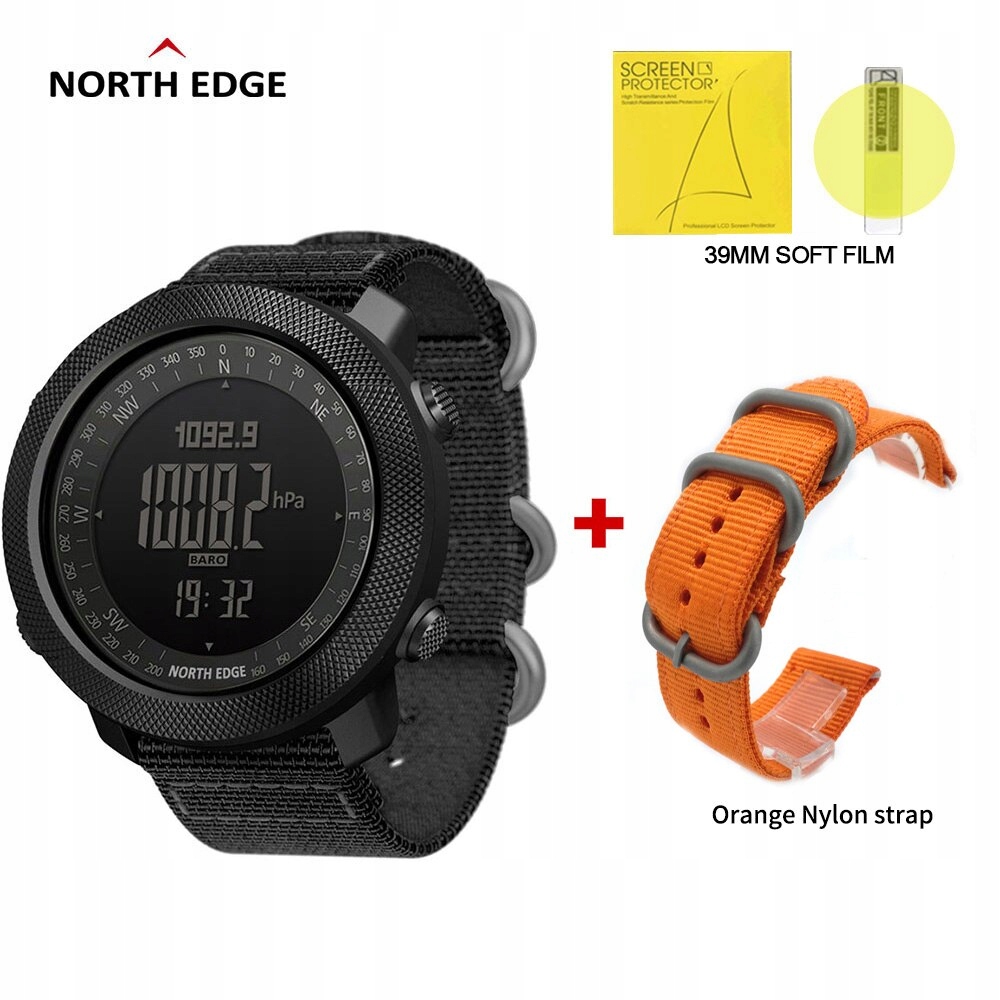 Unisex hodinky - Smartwatch Watch-Orange Nylon