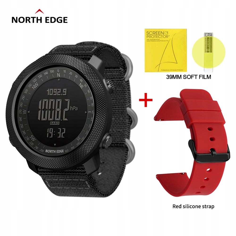 Unisex hodinky - Smartwatch Watch-prezident Red