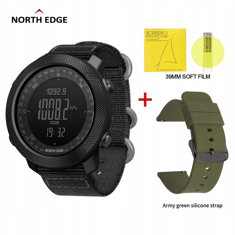 Unisex hodinky -  Vojenská zeleň Smallwatch-Break Break