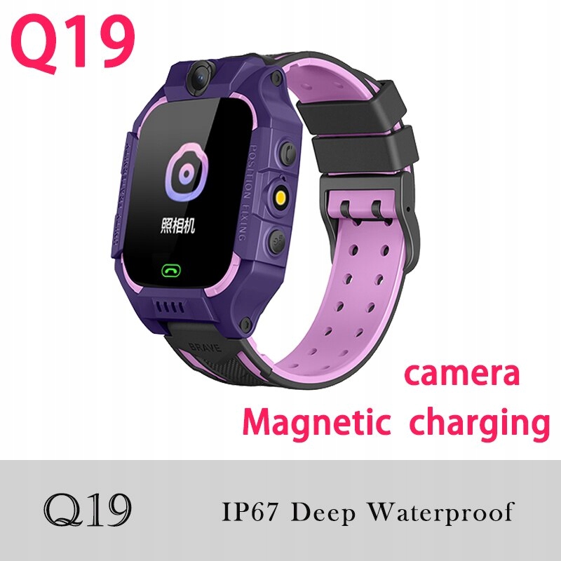 Unisex hodinky - Smartwatch Watch-1919 Purple francúzština