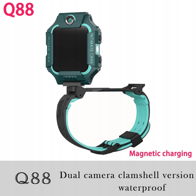 Unisex hodinky - Smartwatch Watch-Q88 Green English