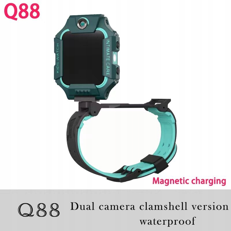 Unisex hodinky - Smartwatch Watch-Q88 Green
