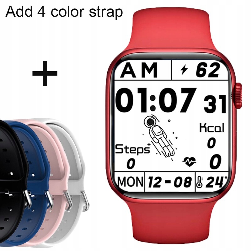 Unisex hodinky - Smartwatch Watch-rd Pridať bk, sme pk