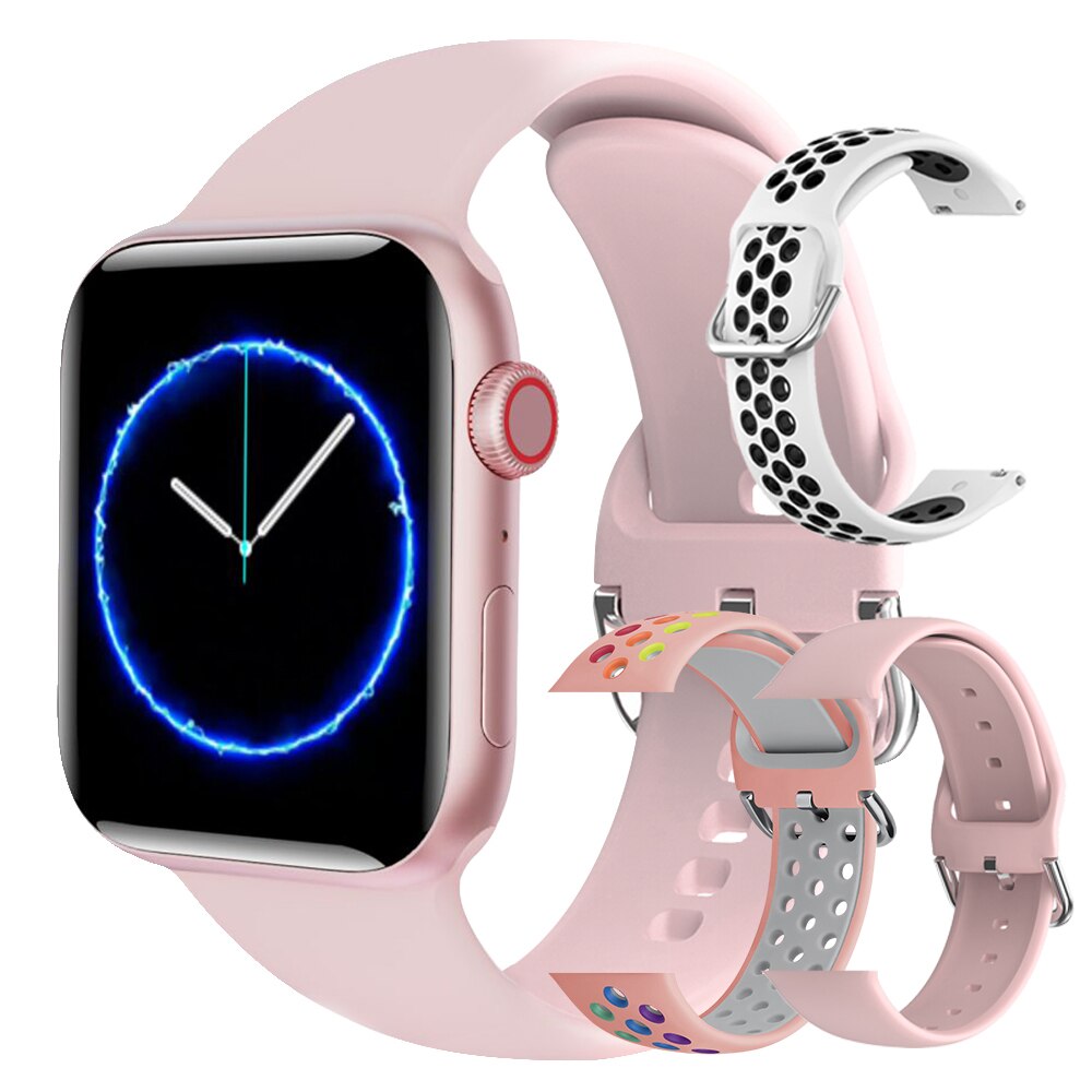 Unisex hodinky - Smartwatch Watch-Pink Set 6 44 mm