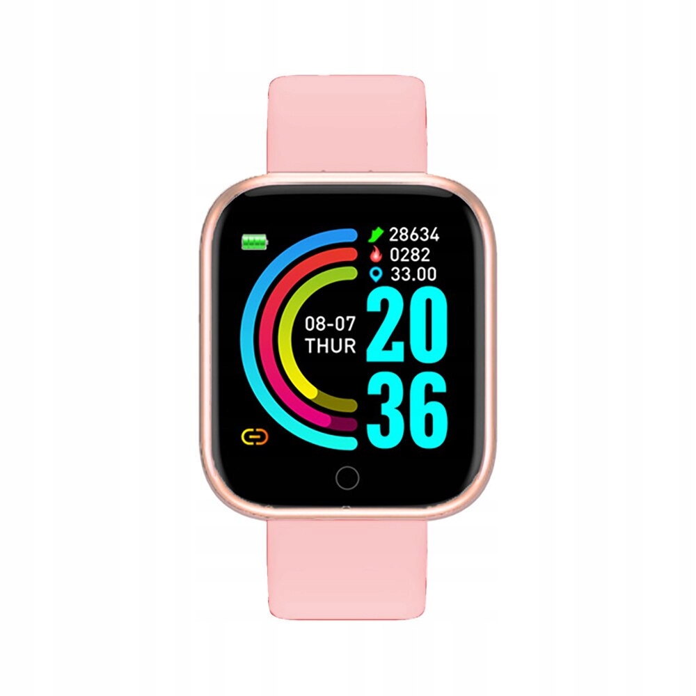 Unisex hodinky - Smartwatch Watch-Pink Silica