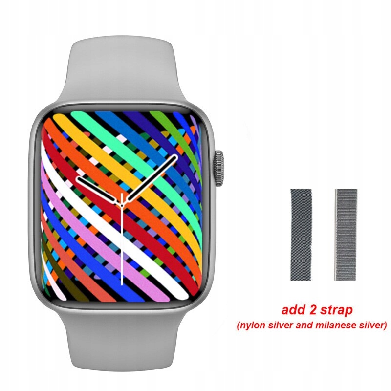 Unisex hodinky - Smartwatch Watch-Gray Grey 45 mm