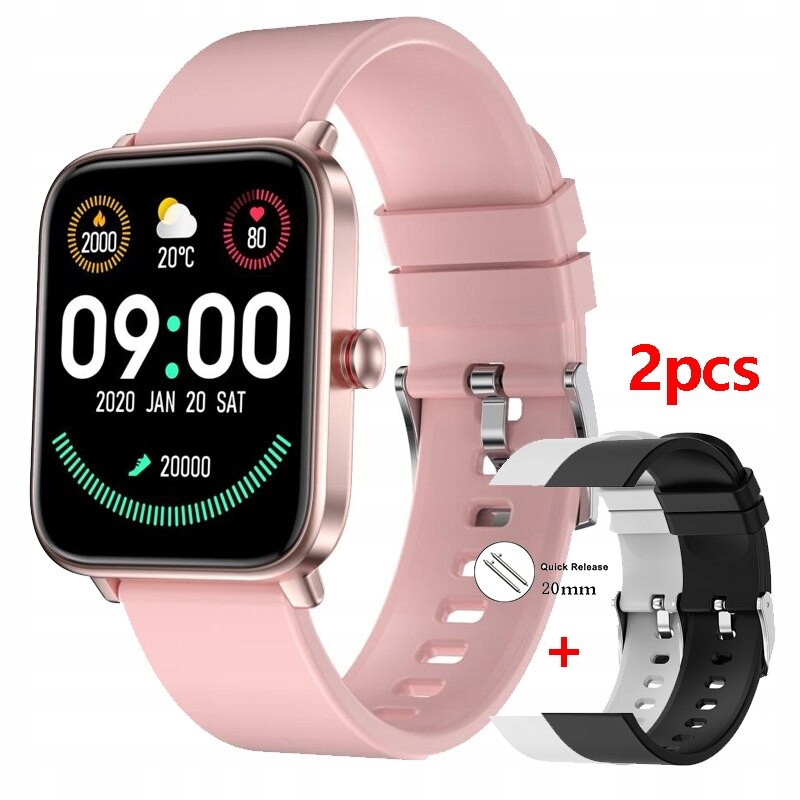 Unisex hodinky - Smartwatch Watch-Pink SS2