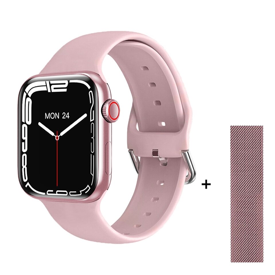 Unisex hodinky - Smartwatch Watch-ružový kov