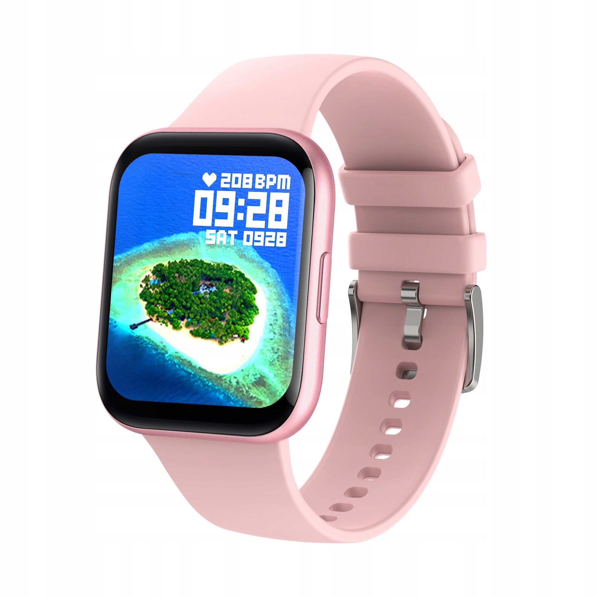 Unisex hodinky - Smartwatch Watch-ružové hodinky