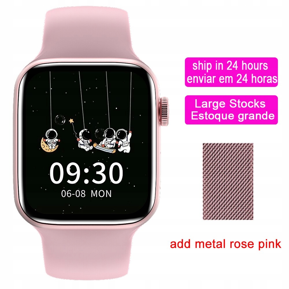 Unisex hodinky - Smartwatch Watch-Pinkyaddrosepin 12