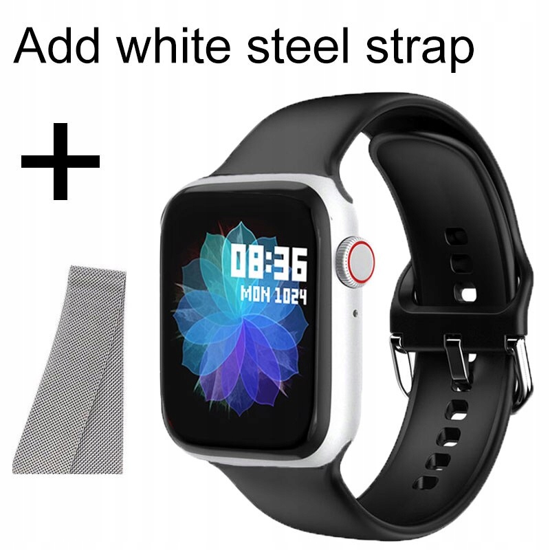 Unisex hodinky - Smartwatch Watch-Sr Bk Pridajte oceľ Sr
