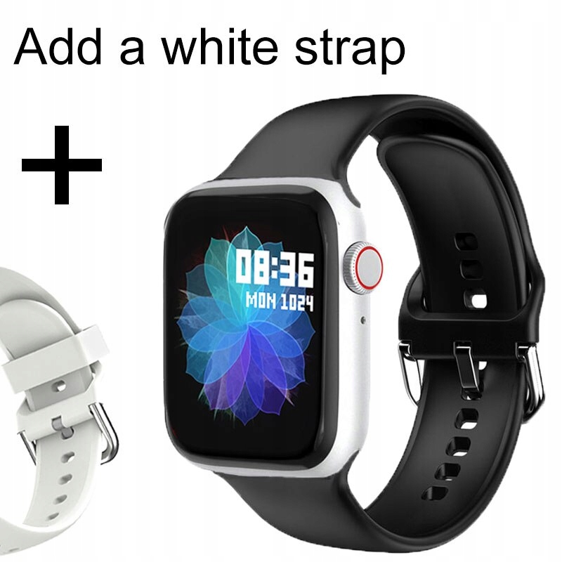 Unisex hodinky - Smartwatch Watch-Sr Black Pridať bielu