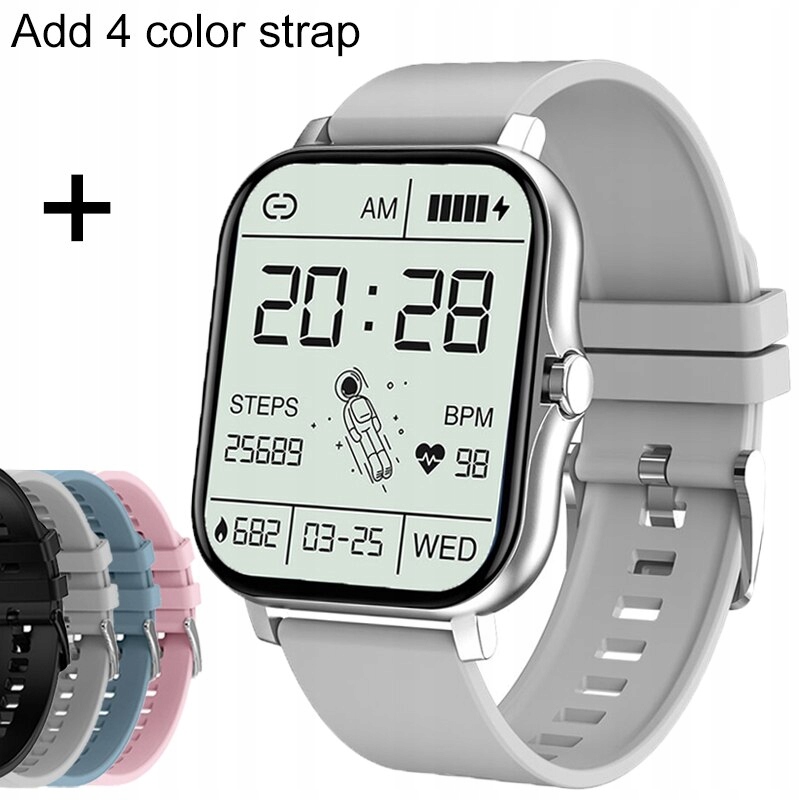 Unisex hodinky - Smartwatch Watch-Sr Pridať pk bk byť gy