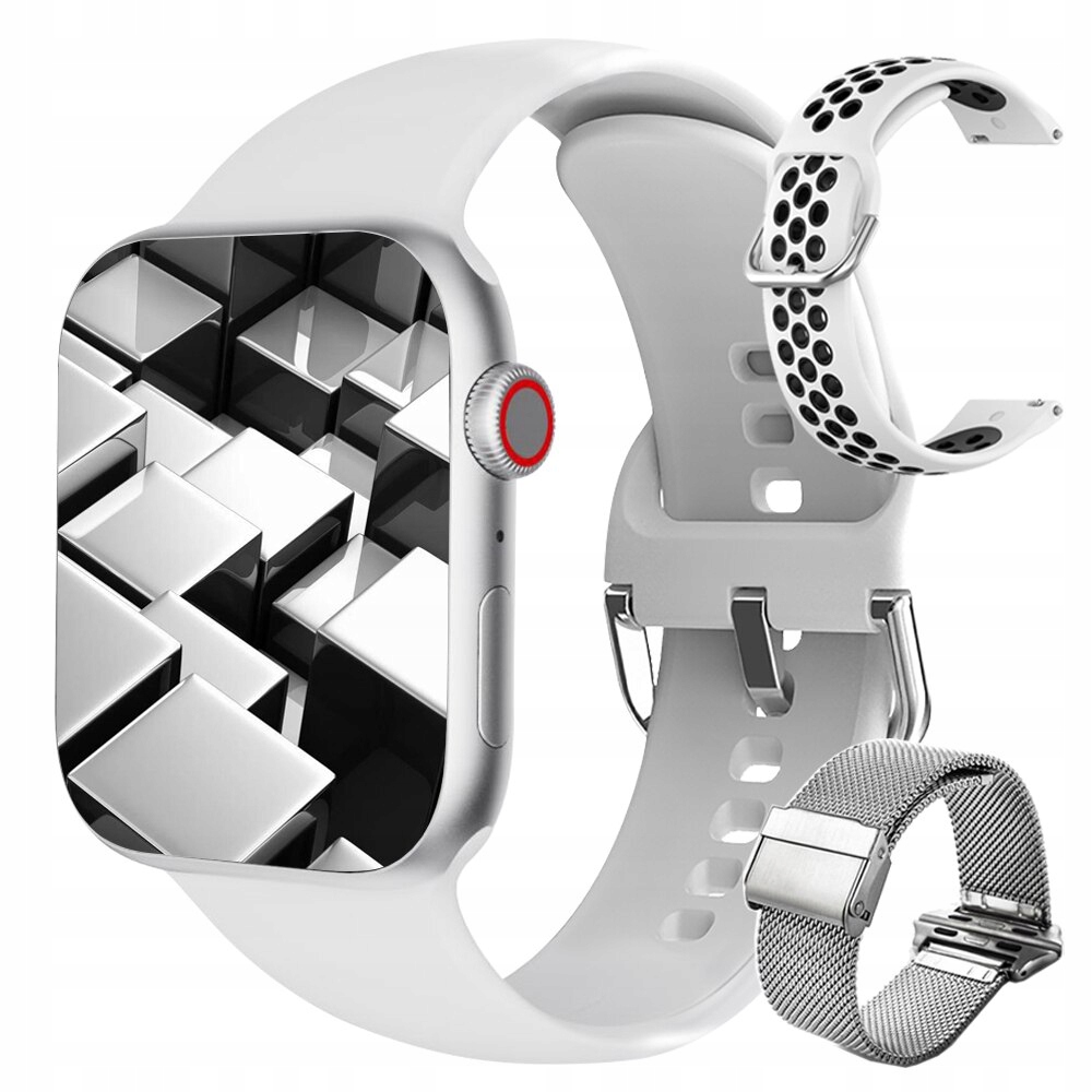 Unisex hodinky - Smartywatch Watch-Silver set 4 44 mm