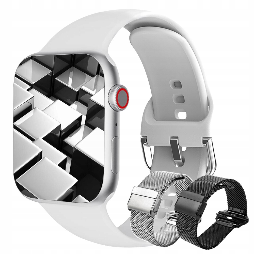 Unisex hodinky - Smartwatch Watch-Silver set 5 44 mm
