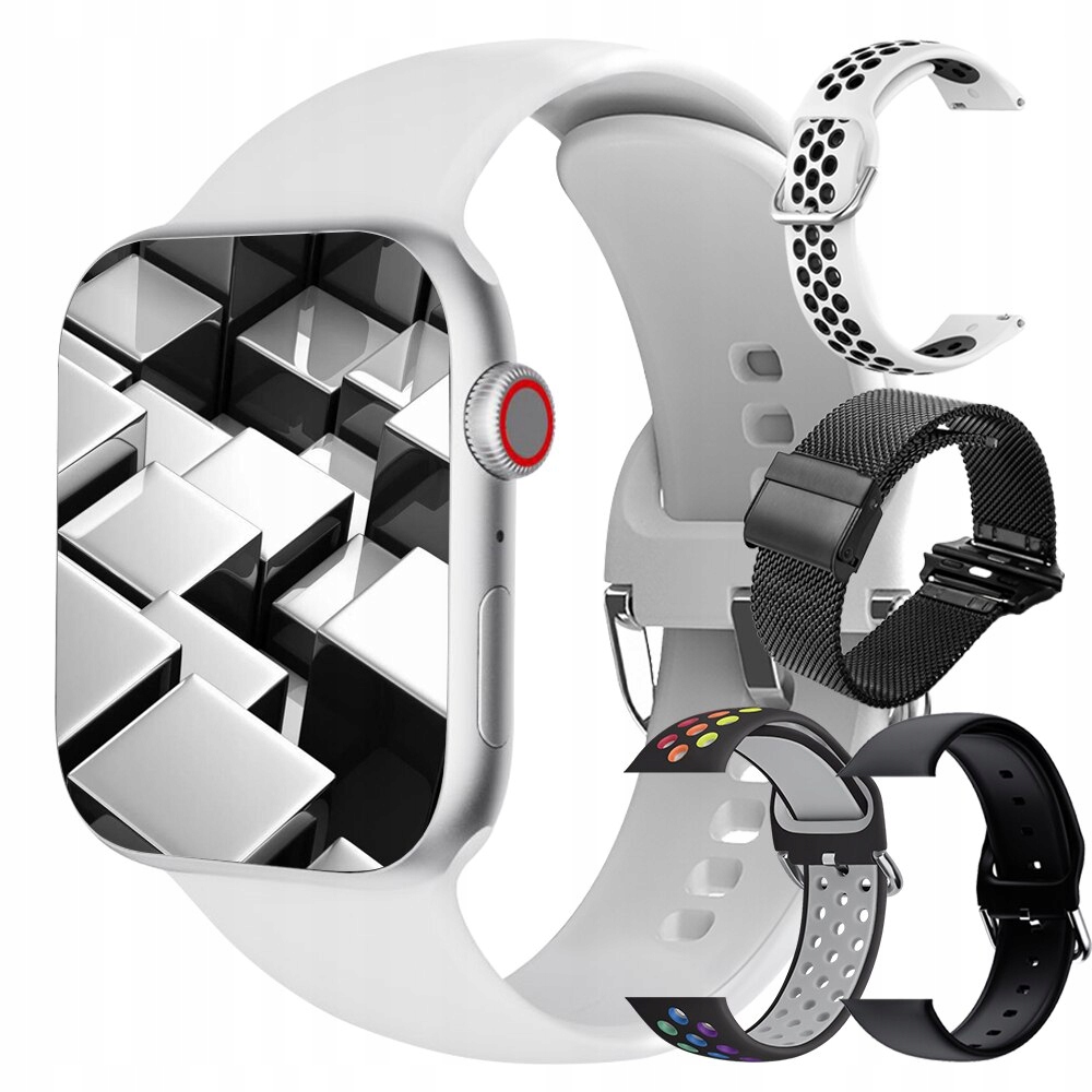 Unisex hodinky - Smartwatch Watch-Silver set 8 44 mm