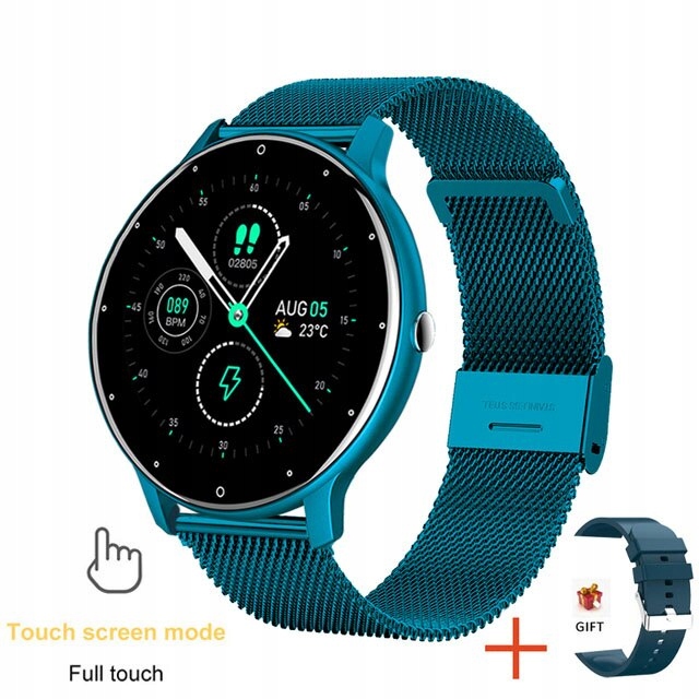 Unisex hodinky - Smartwatch Watch-Thistle Blue Strip
