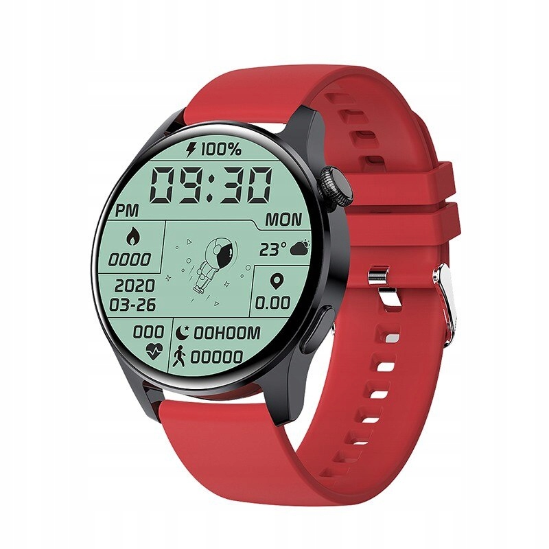Unisex hodinky - Smartwatch Watch-Silikone Red