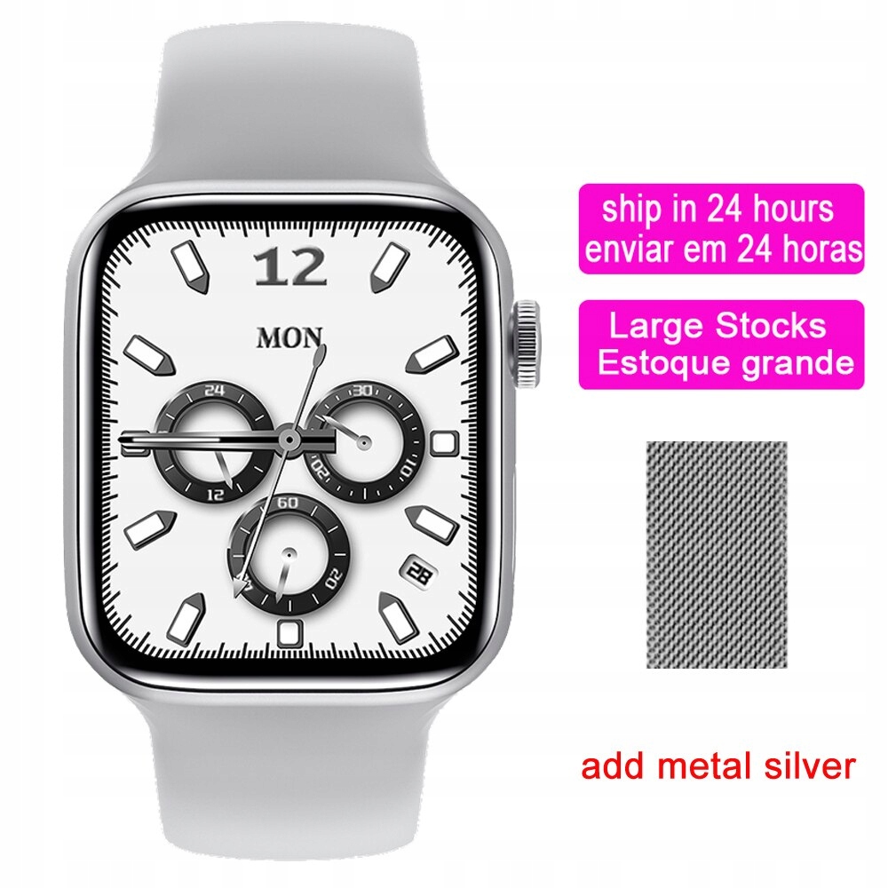 Unisex hodinky - Smartwatch Watch-Silveraddmetal 12