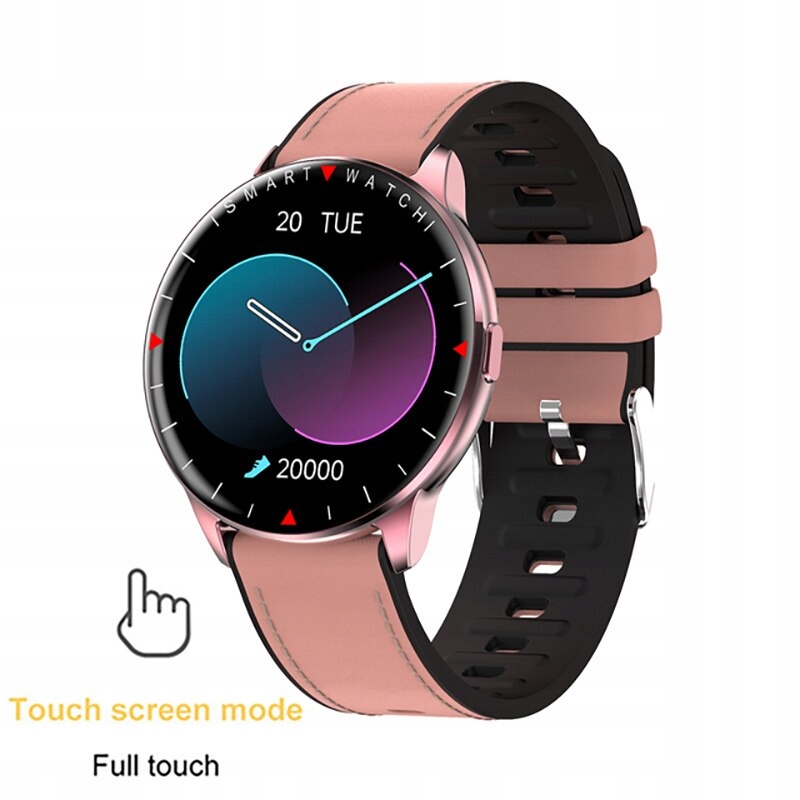 Unisex hodinky - Smartwatch Watch-kože ružová remienok