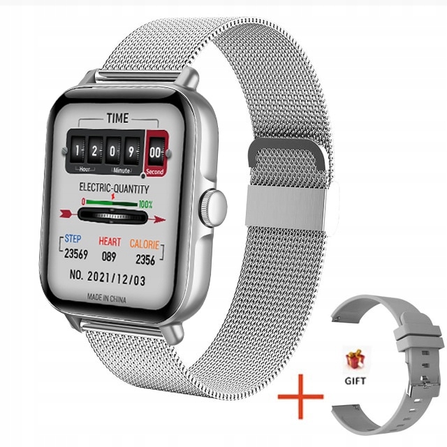 Unisex hodinky - Smartwatch Watch-Silver Net