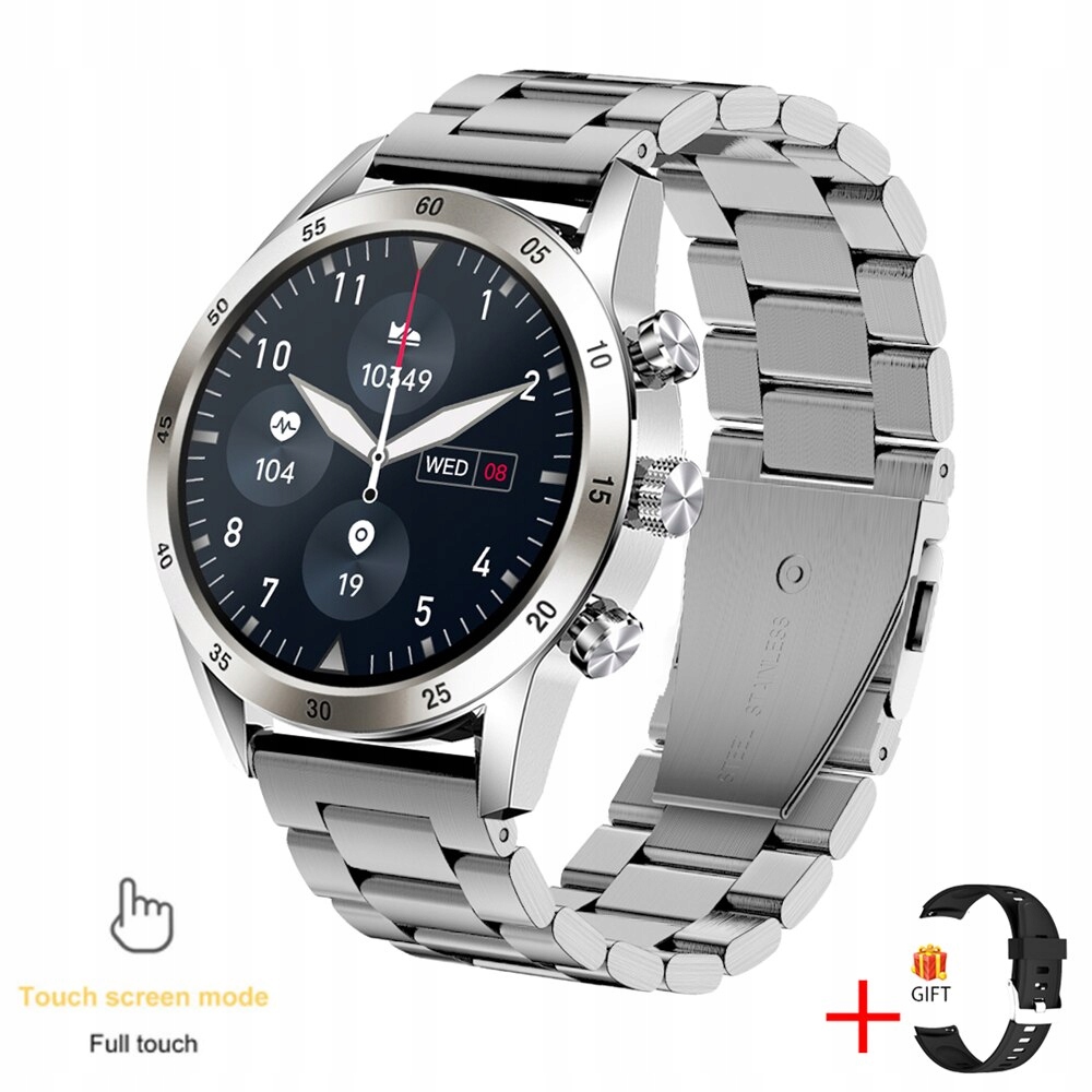 Unisex hodinky - Smartwatch Watch-SreBRNA SLAD 2