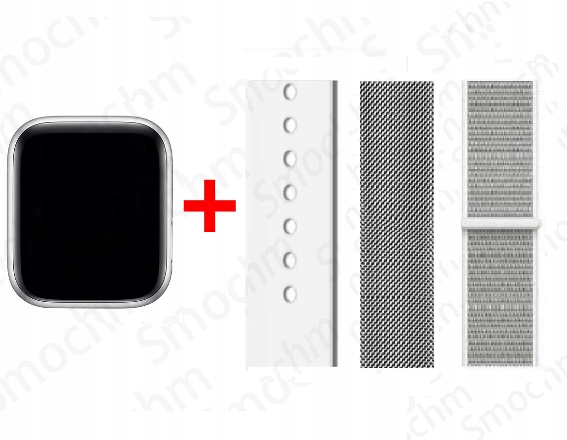 Unisex hodinky - Smartwatch Watch-Silver 3 Stripes Globálna verzia