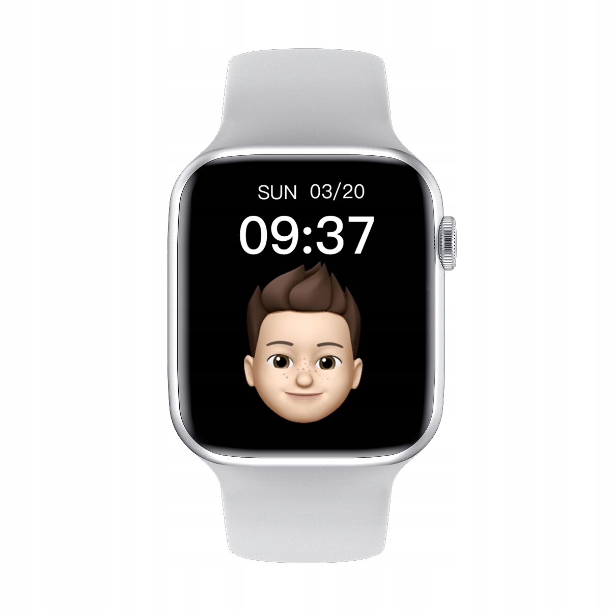 Unisex hodinky - Smartwatch Watch-Silver-White 44 mm