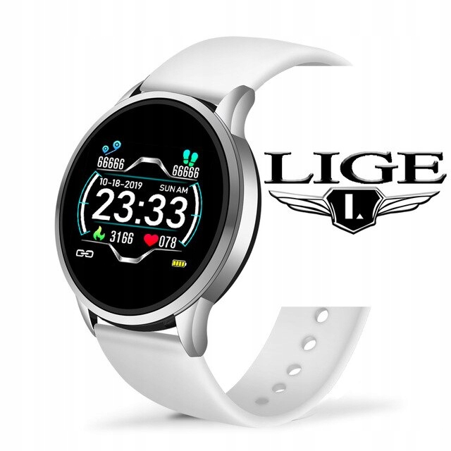 Unisex hodinky - Smartwatch Watch-Silver-White
