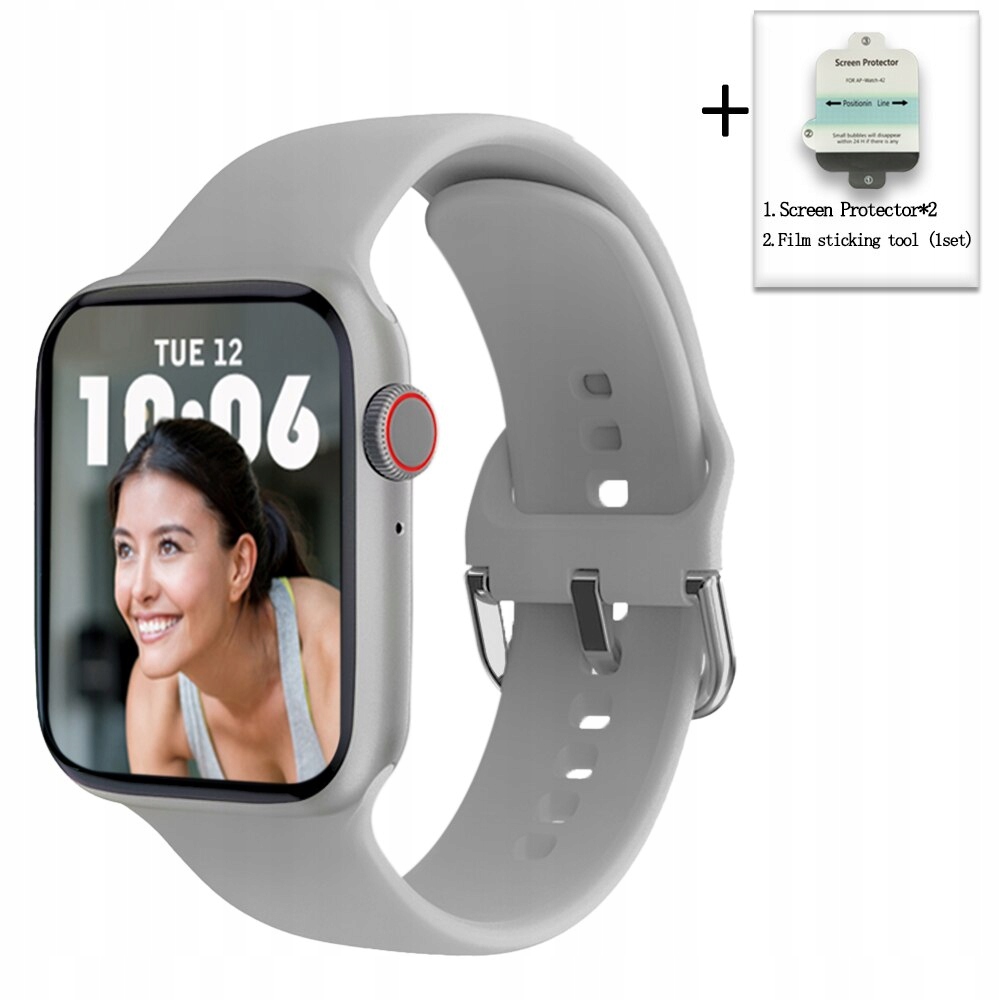 Unisex hodinky - Smartwatch Watch-Srebrnosary DT100 Pro Max