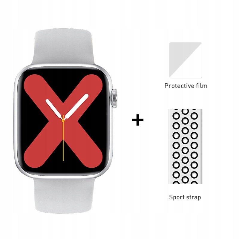Unisex hodinky - Smartwatch Watch-Srebrry B