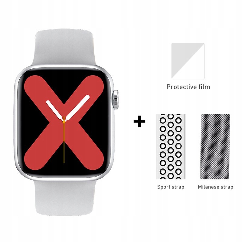 Unisex hodinky - Smartwatch Watch-Srebrry f