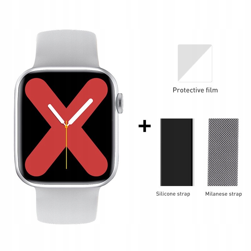 Unisex hodinky -  Smartwatch Watch-Srebrry G