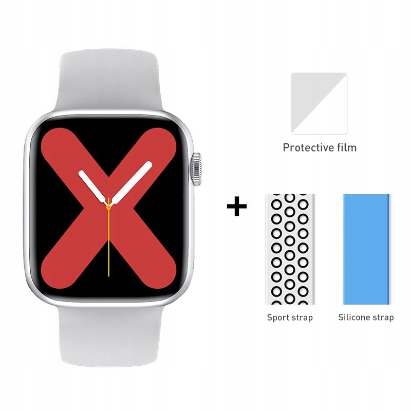 Unisex hodinky -  Smartwatch Watch-Srebrry H