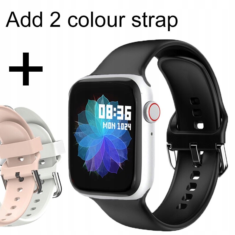 Unisex hodinky - Smartwatch Watch-Silver Black Pridať 2